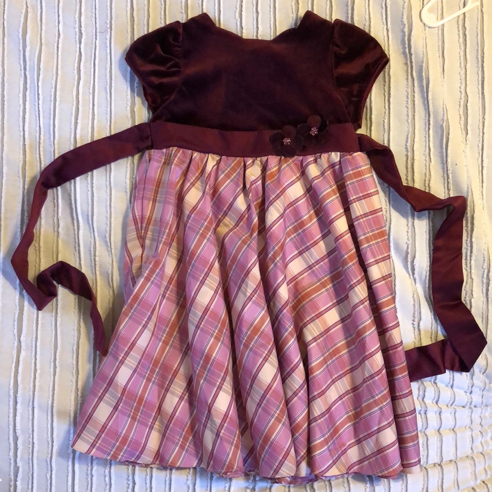 Girls formal short sleeve dress